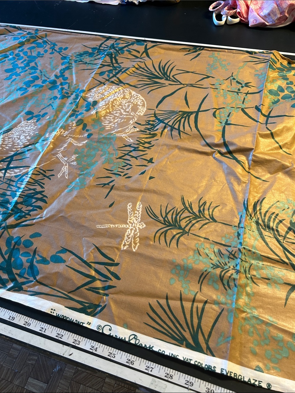 Cyrus Clark vintage fabric woodmont
